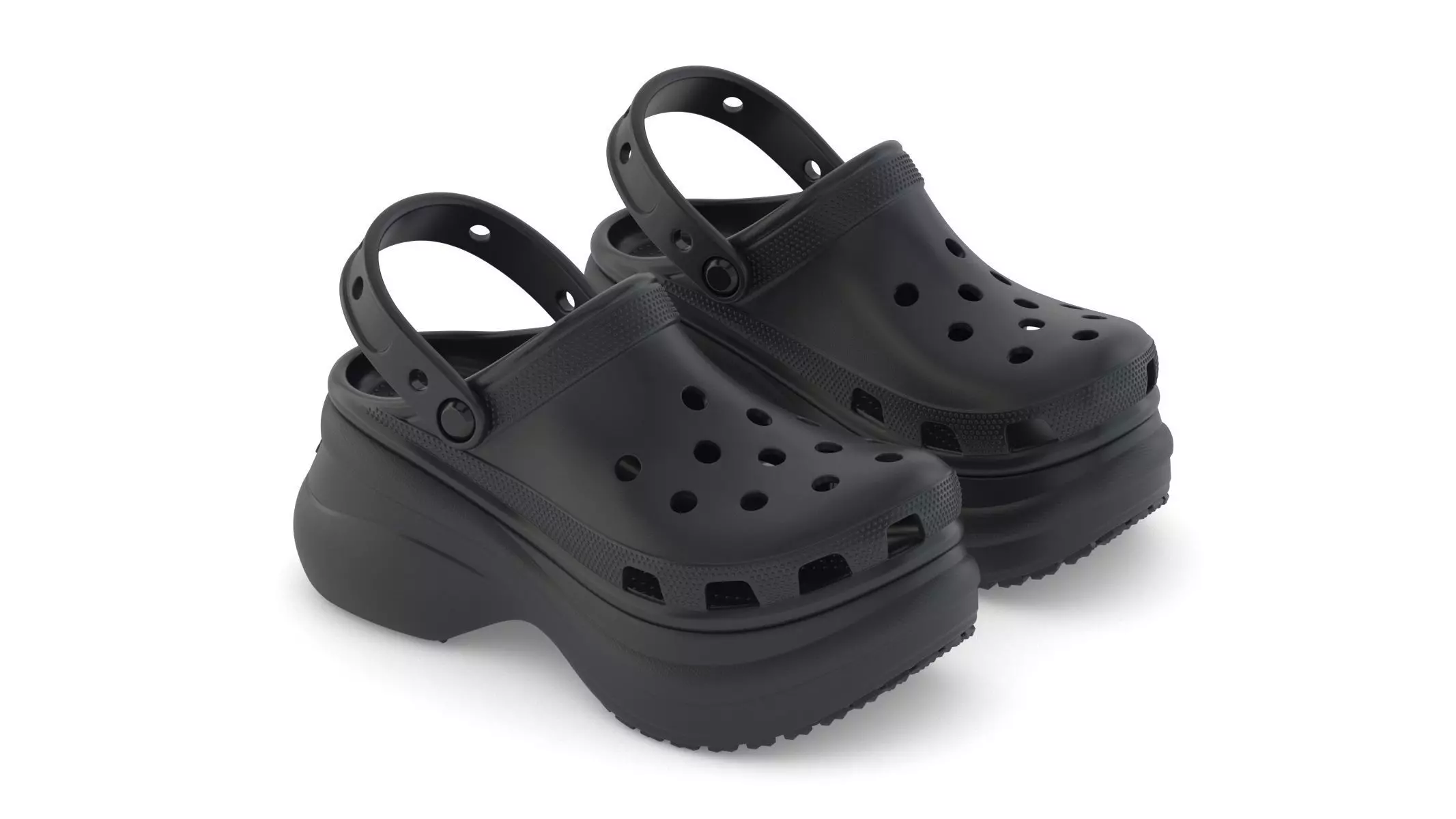 Crocs Bae Clog Black 3D model