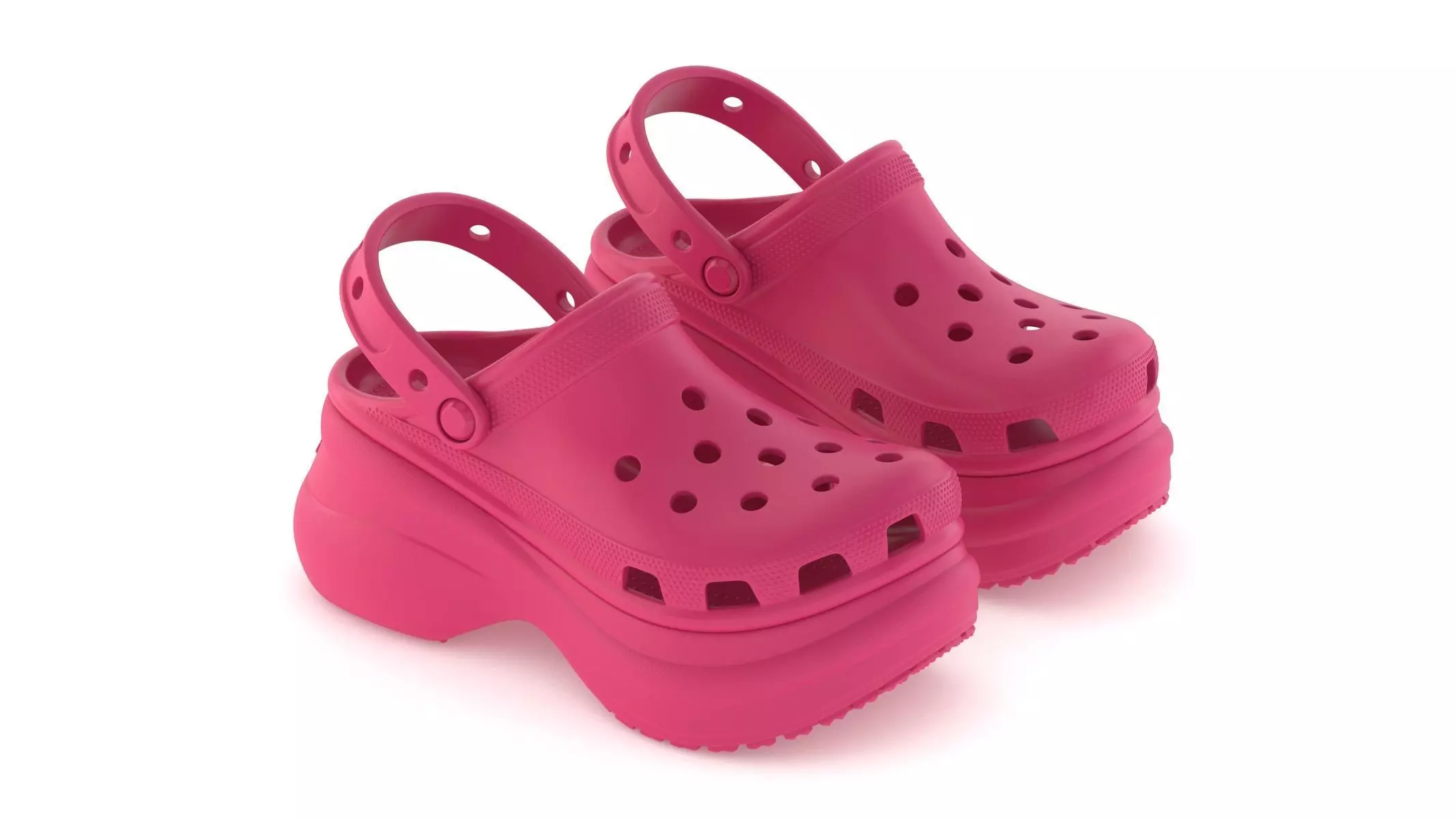 Crocs Bae Clog Dragon Fruit 3D model
