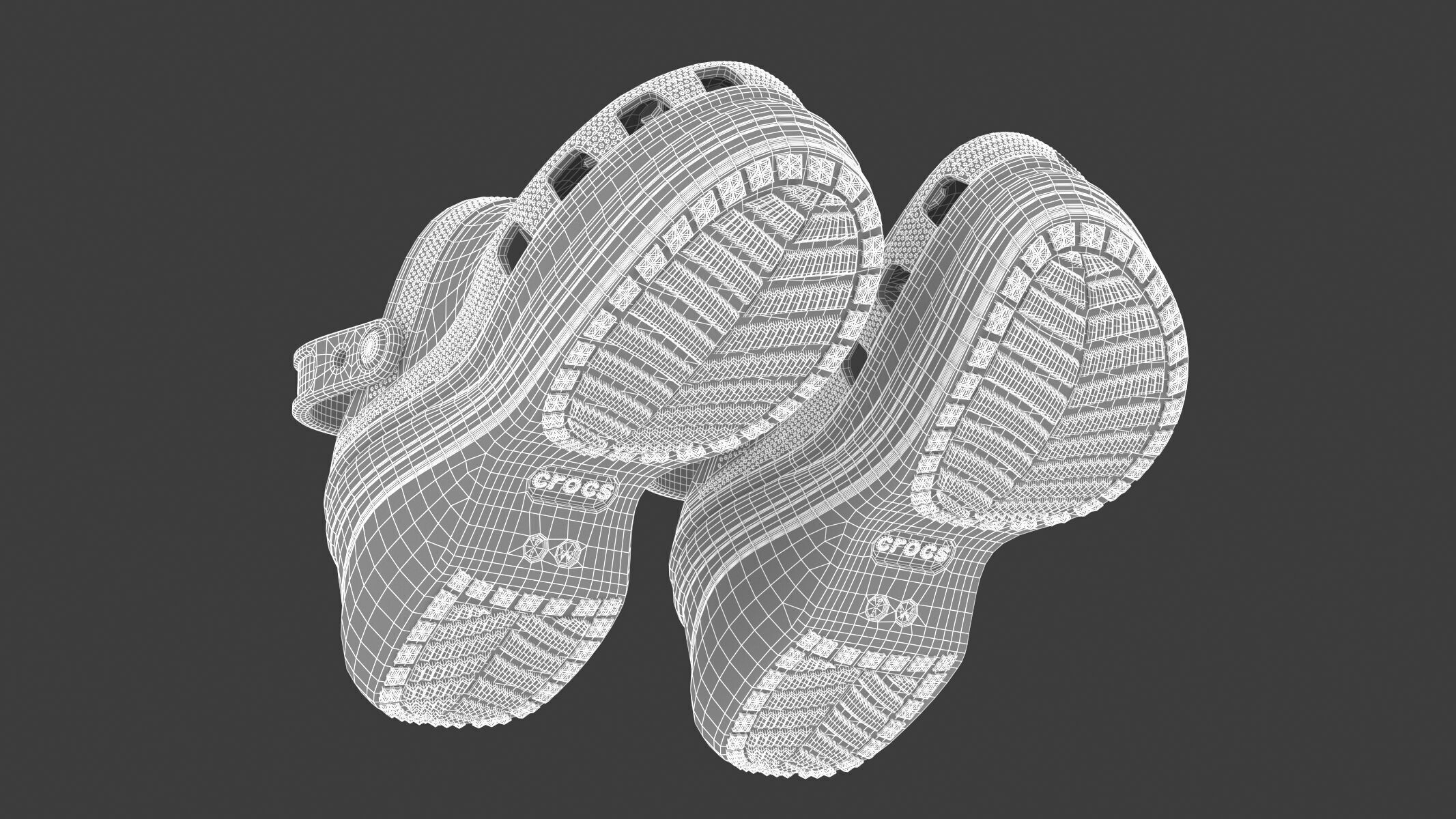 Crocs Bae Clog Orangesicle 3D model_10