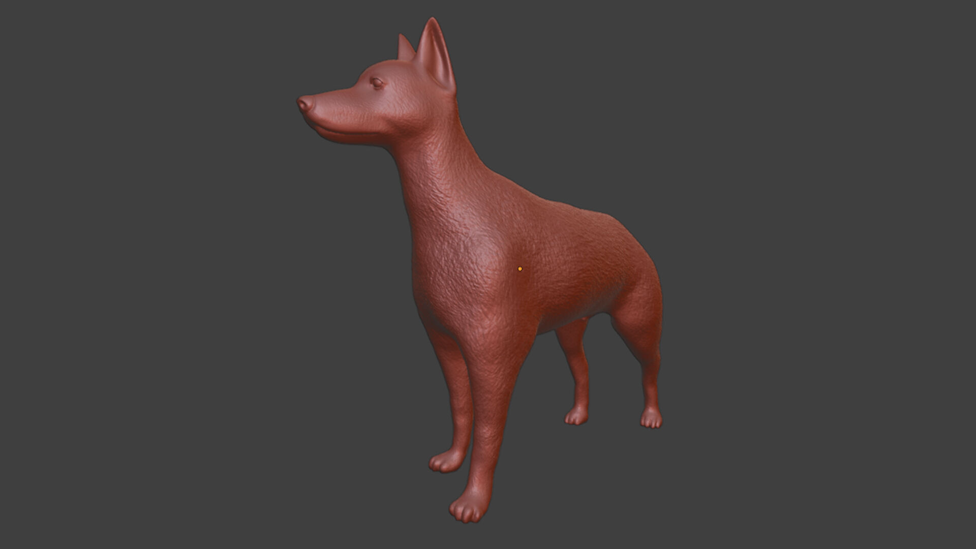 Doberman Pincher Realistic Toy STL 3D print model_7