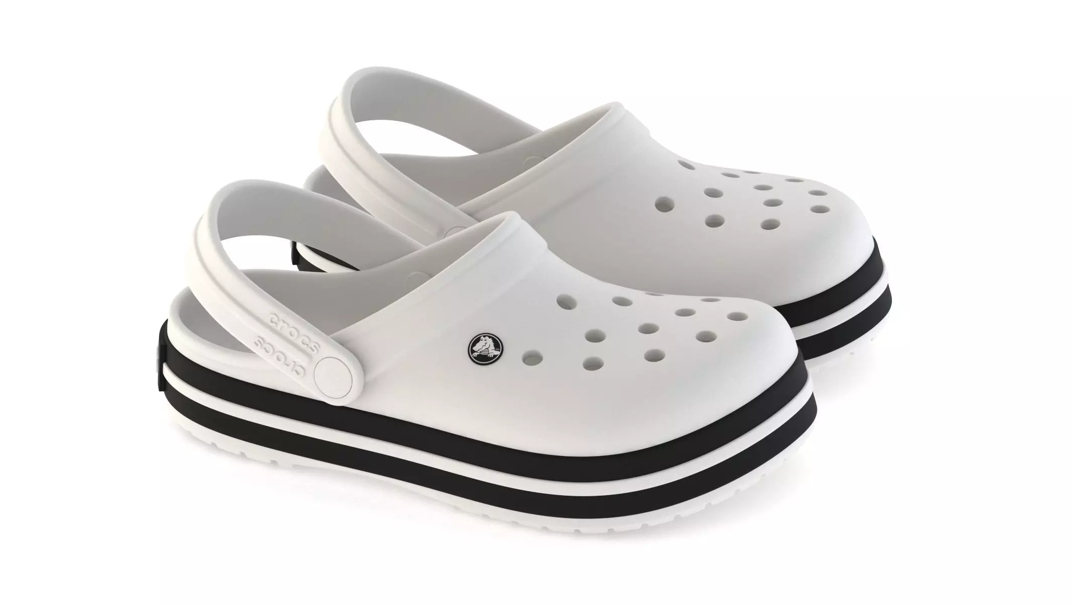 Crocs Crocband Black 3D model