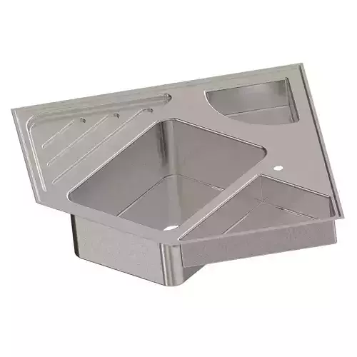 Premium Kitchen Corner Sink 3D print model