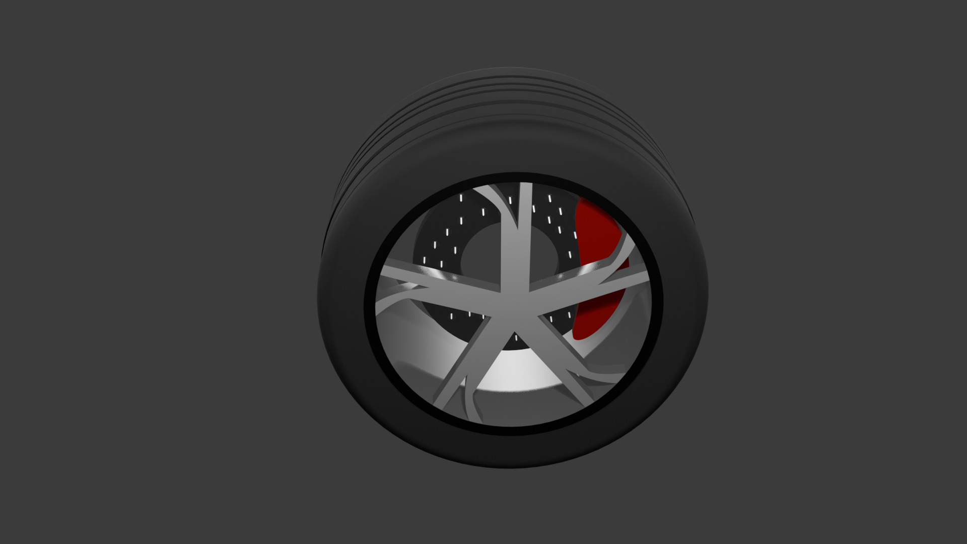  Car Wheel 3D model_6