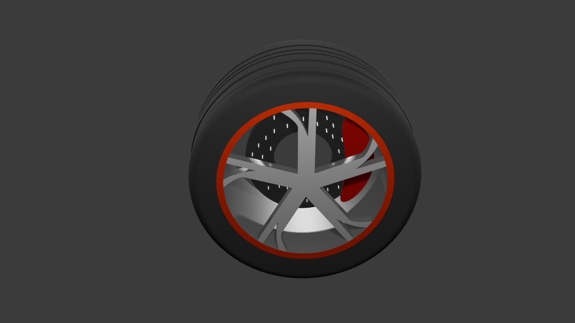  Car Wheel 3D model_1