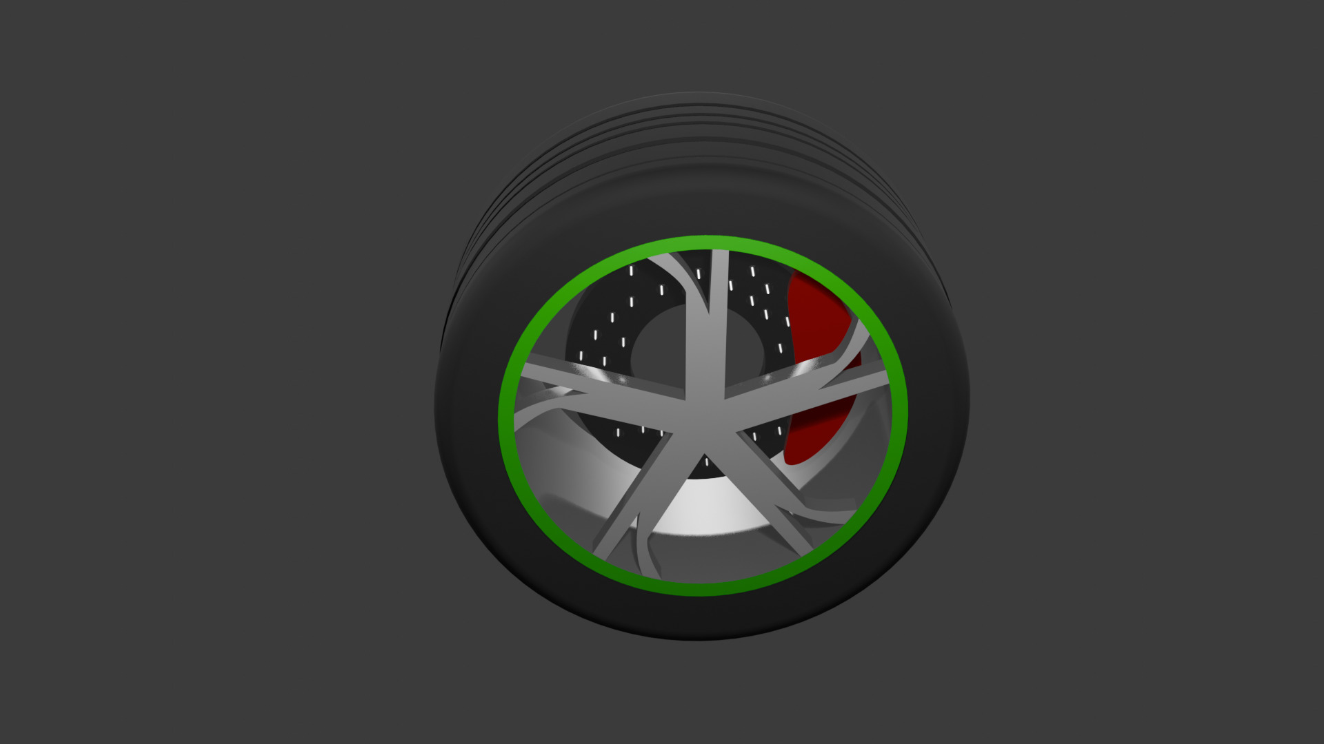  Car Wheel 3D model_3