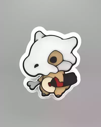 Cubone Pokemon Cookie cutter