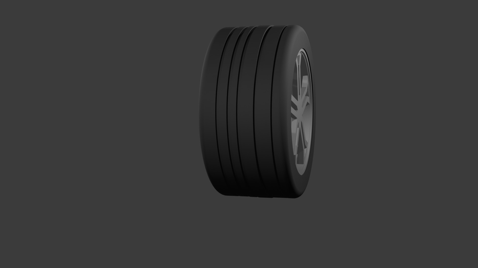 Car Wheel 2 3D model_2