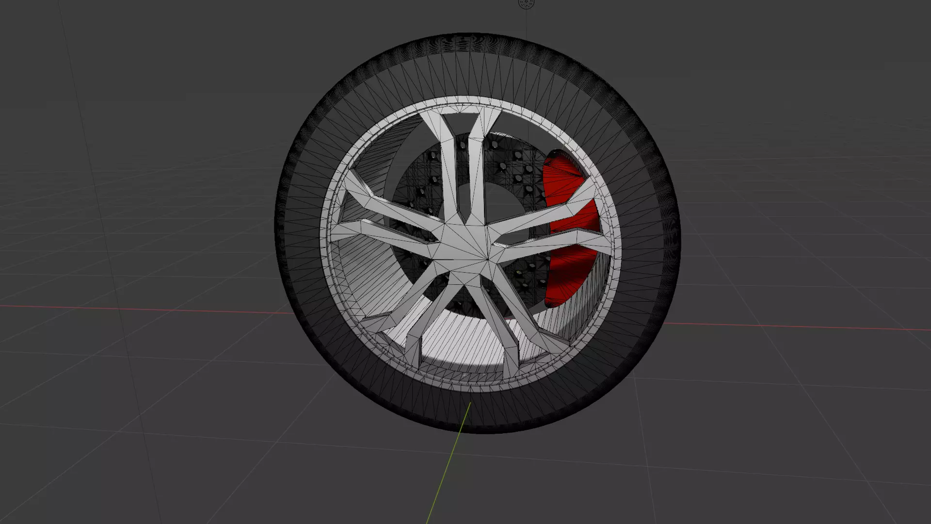 Car Wheel 2 3D model_0