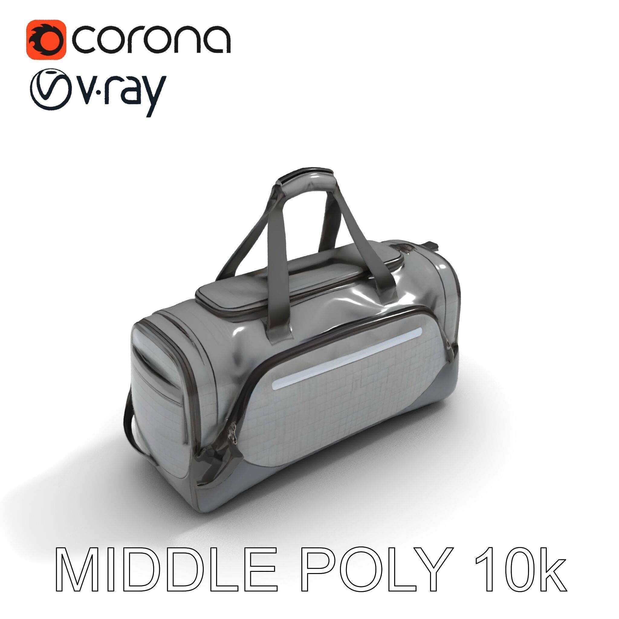 Travel Duffel Bag Model Pack Low-poly 3D model_24