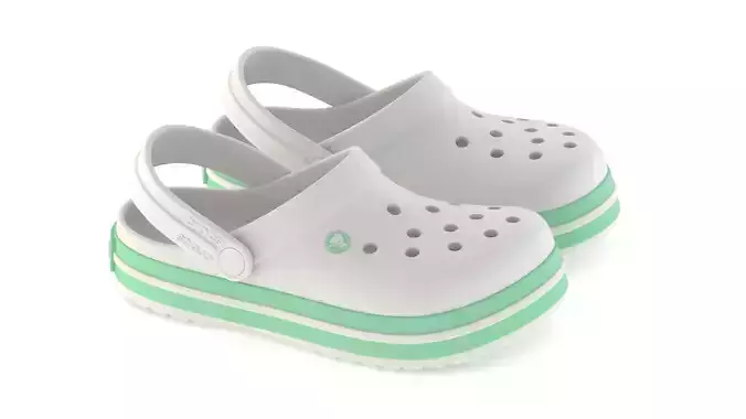 Crocs Crocband Spearmint 3D model