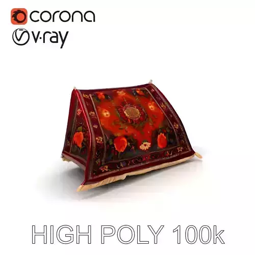 Oriental Carpet Model Pack with PBR Textures