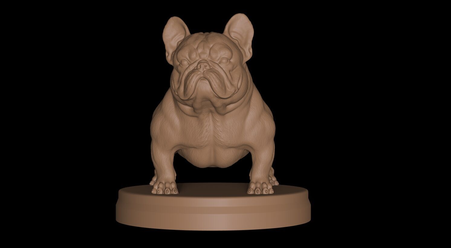 French Bulldog Exotic 3D print model_9