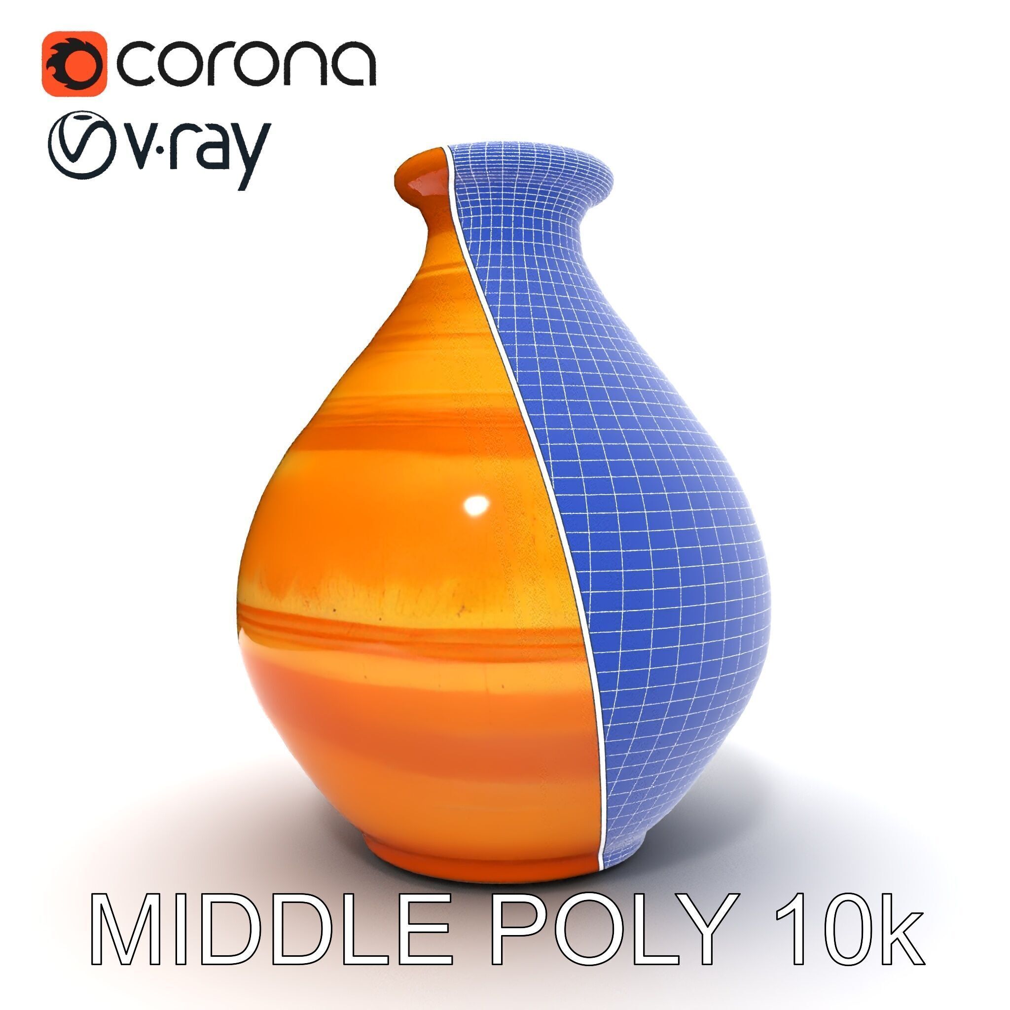 Rustic Clay Pitcher Model Pack Low-poly 3D model_31