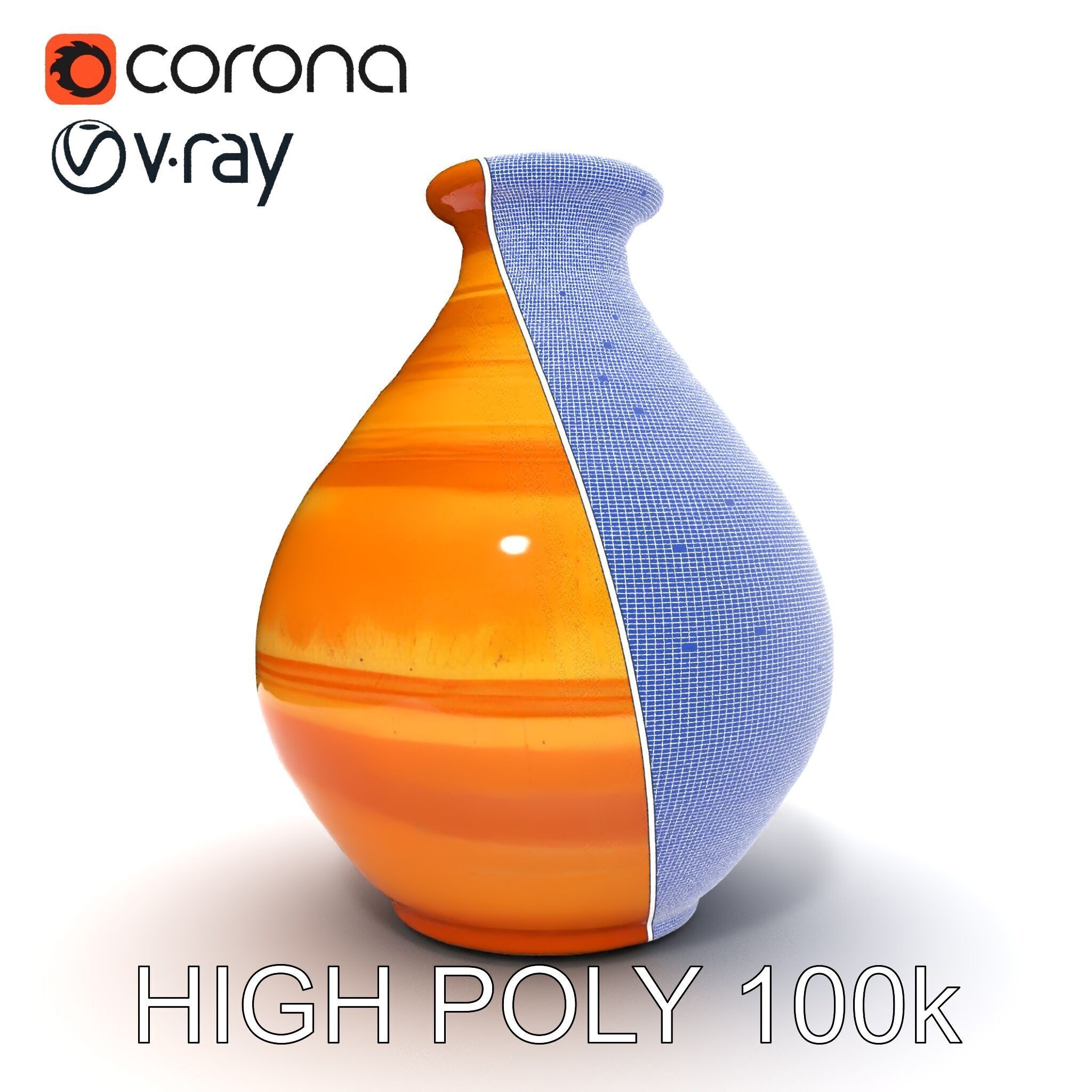 Rustic Clay Pitcher Model Pack Low-poly 3D model_14