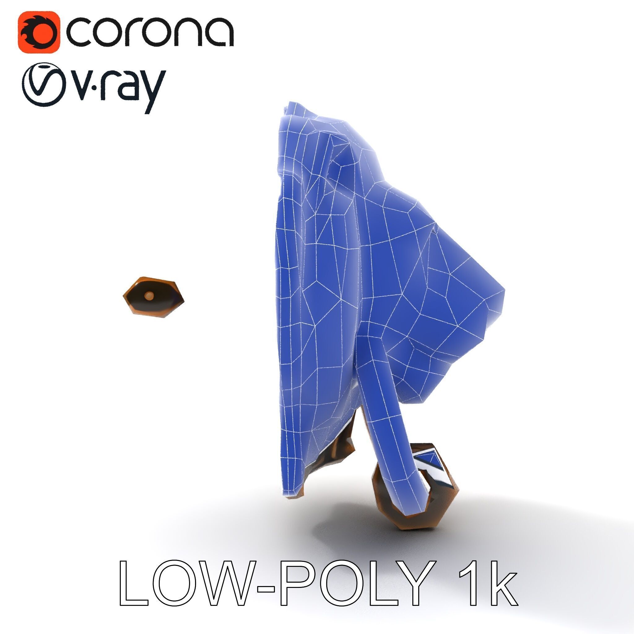 Lion Head Door Knocker Model Pack Low-poly 3D model_10