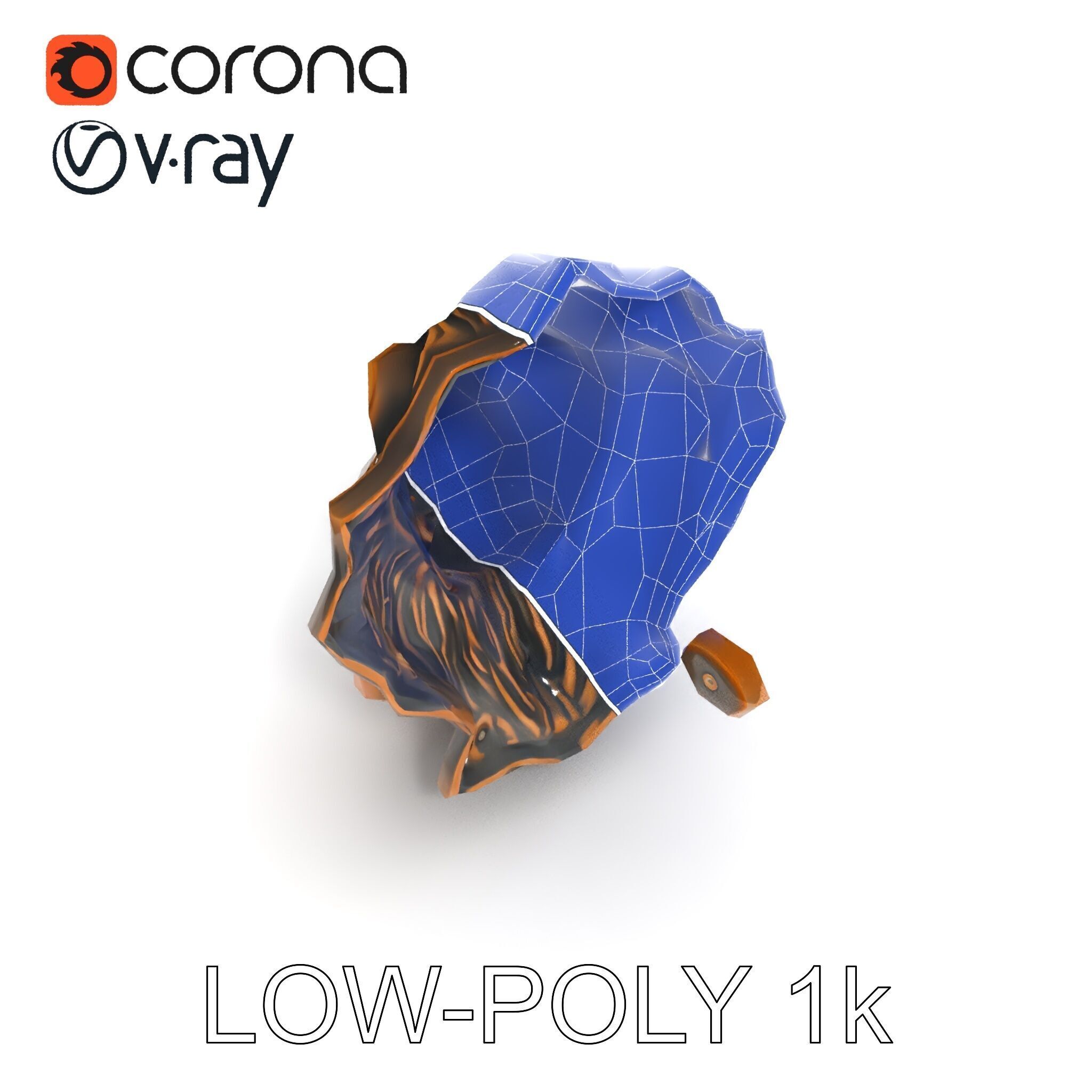 Lion Head Door Knocker Model Pack Low-poly 3D model_31