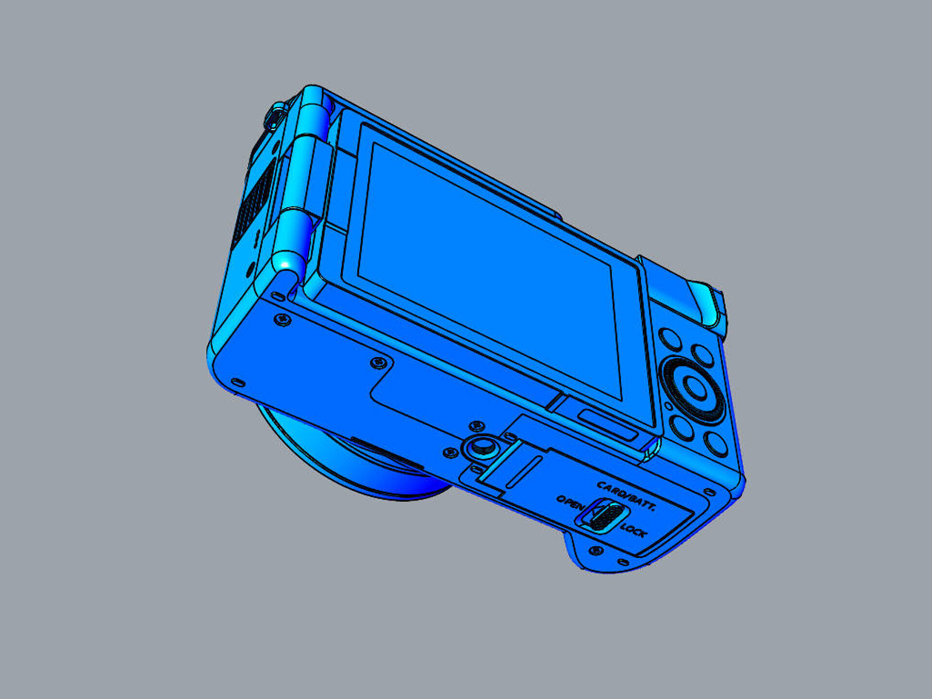 Canon PowerShot V1 3D model_19