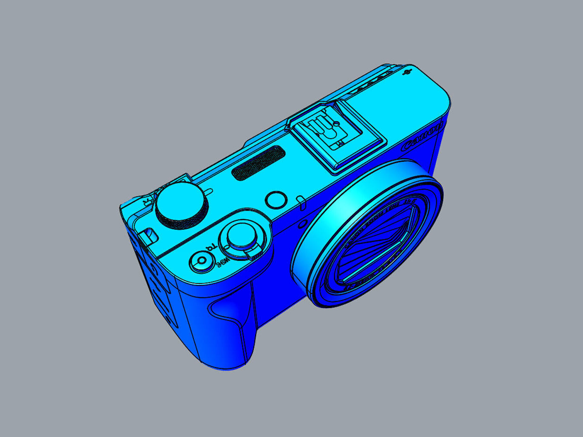 Canon PowerShot V1 3D model_18