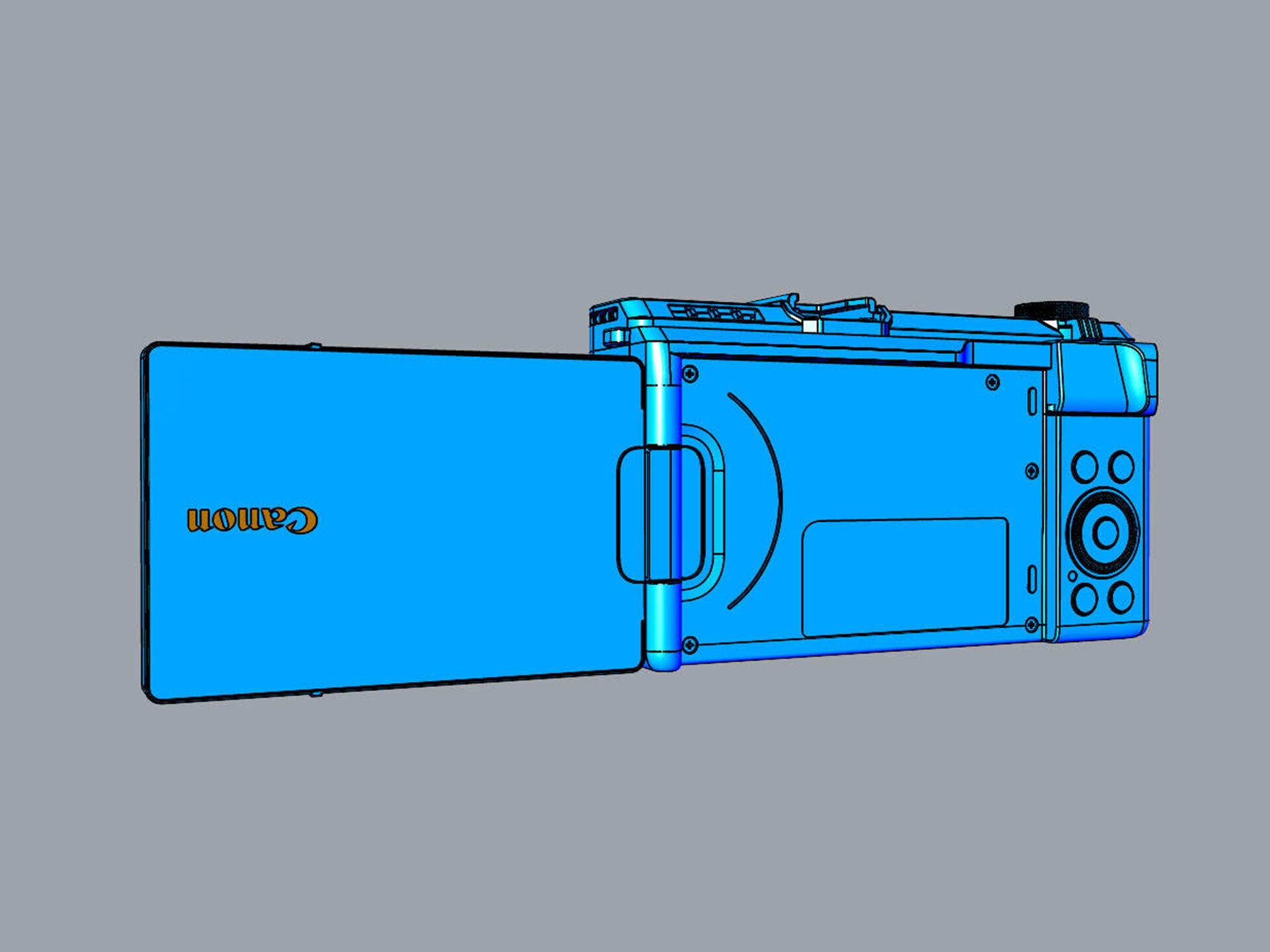 Canon PowerShot V1 3D model_21