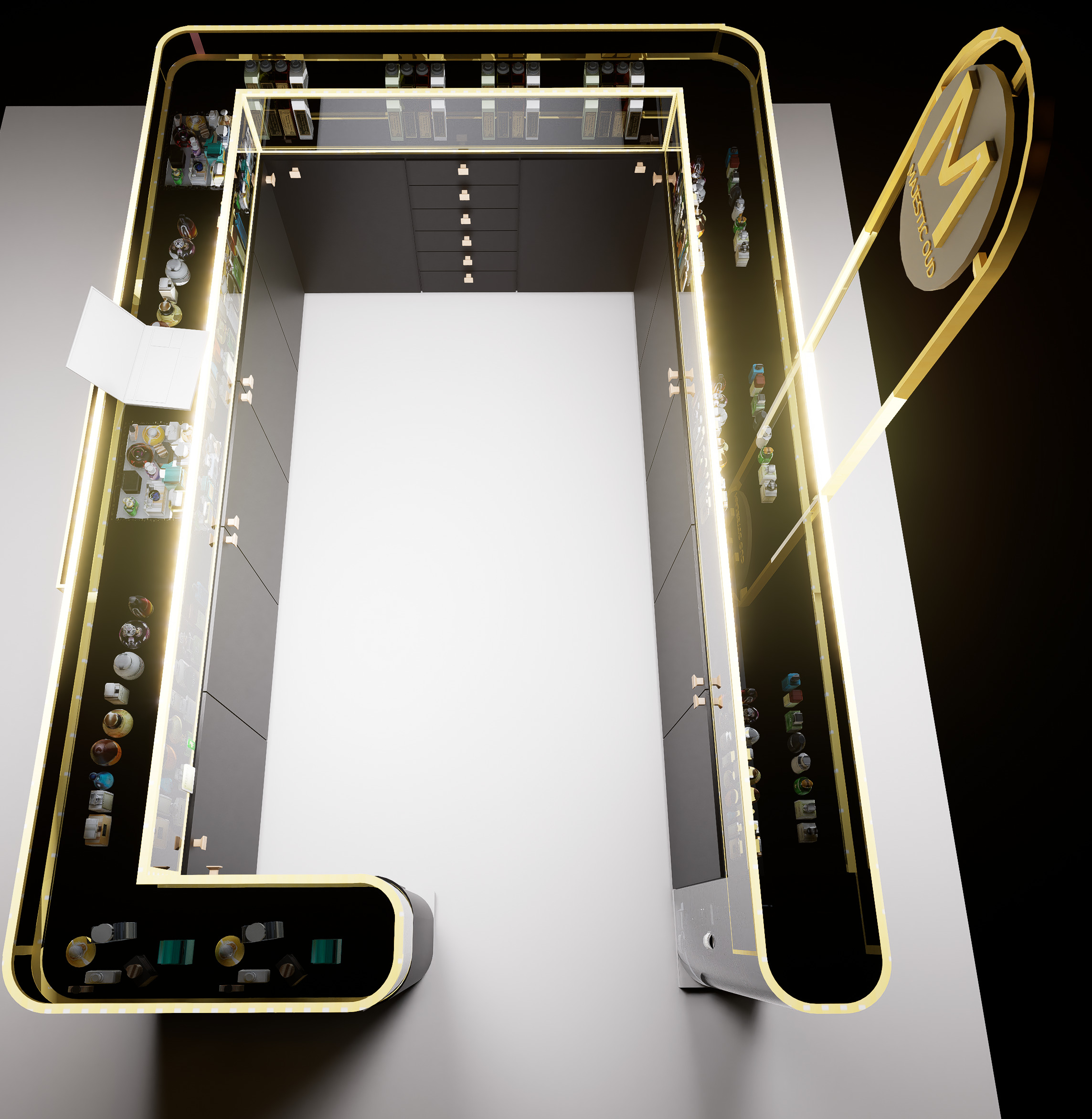 Perfume shop 3D model_2