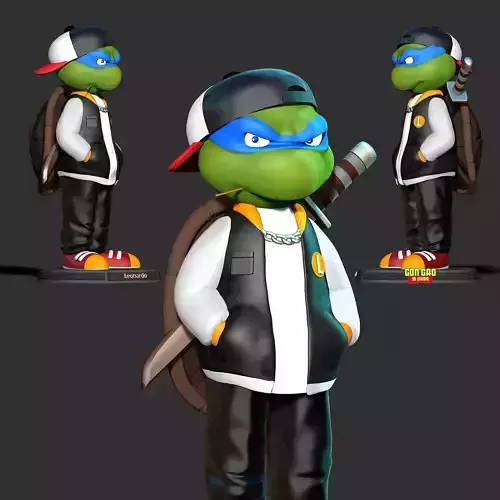 Leonardo hip-hop 3D print model
