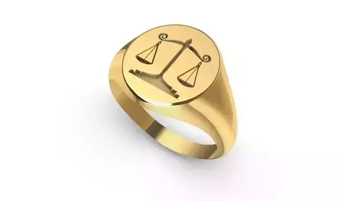  Scales of justice ring - Anillo Abogado Balanza de la justicia