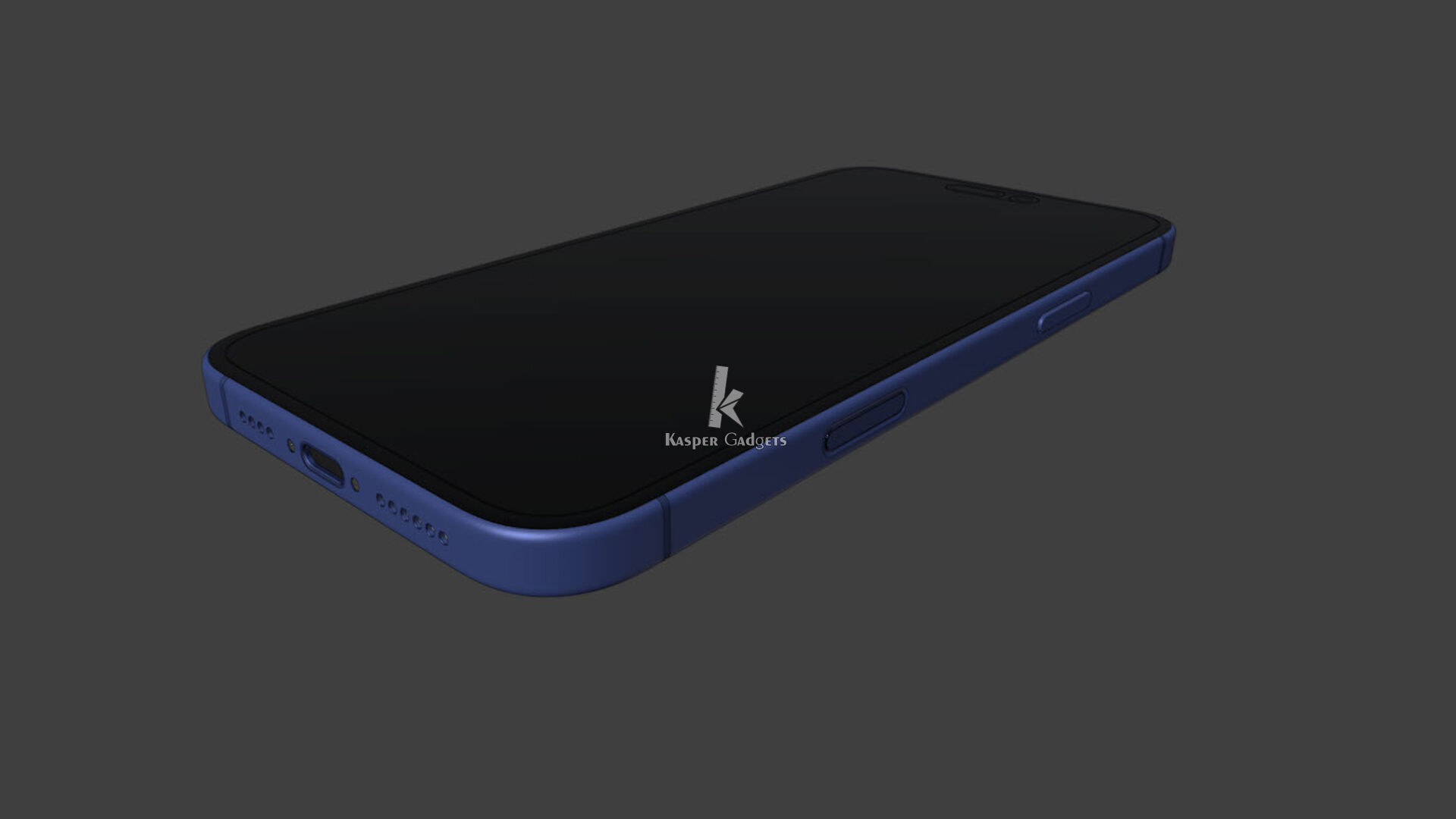 Apple iPhone 16 Black White Pink Teal Ultramarine 5 colors 3D print model_5