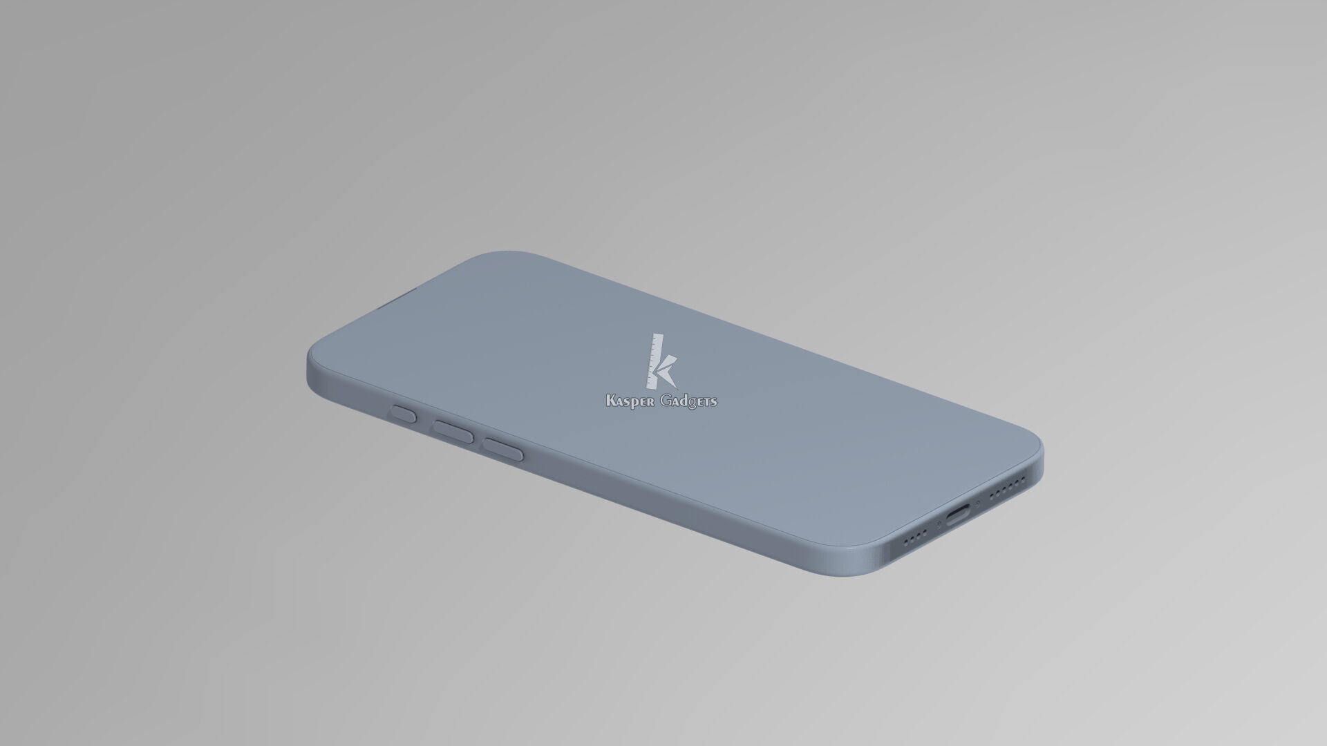 Apple iPhone 16 Plus Black White Pink Teal Ultramarine 5 colors 3D print model_7