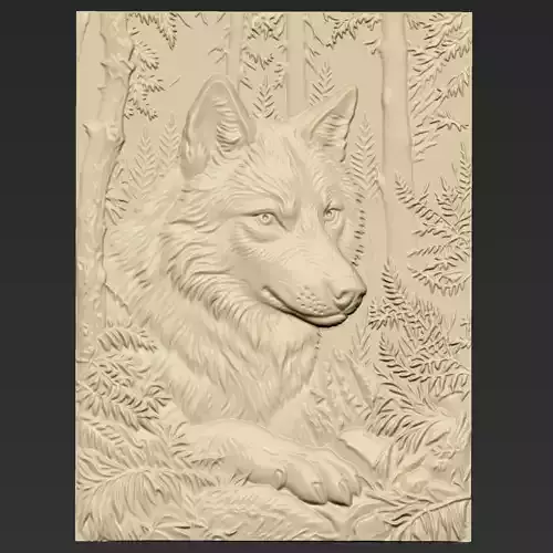 Wolf in Forest A69