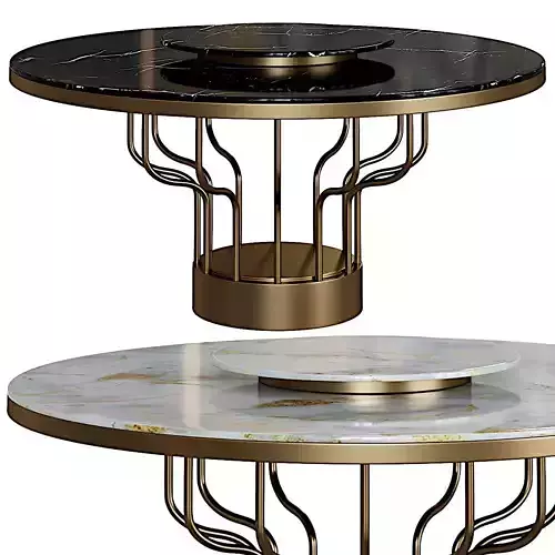 Bloom Dining Table 3D model