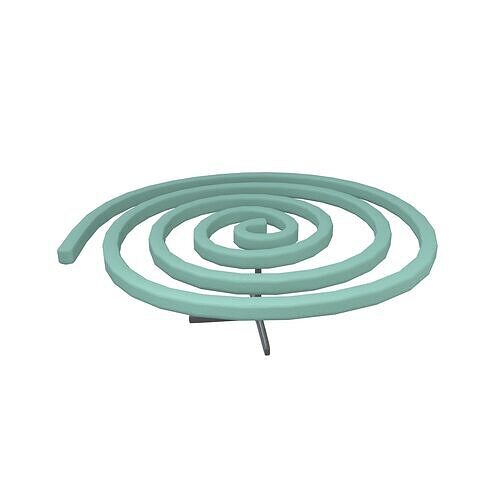 Mosquito-repellent Coils v1 001 Low-poly 3D model