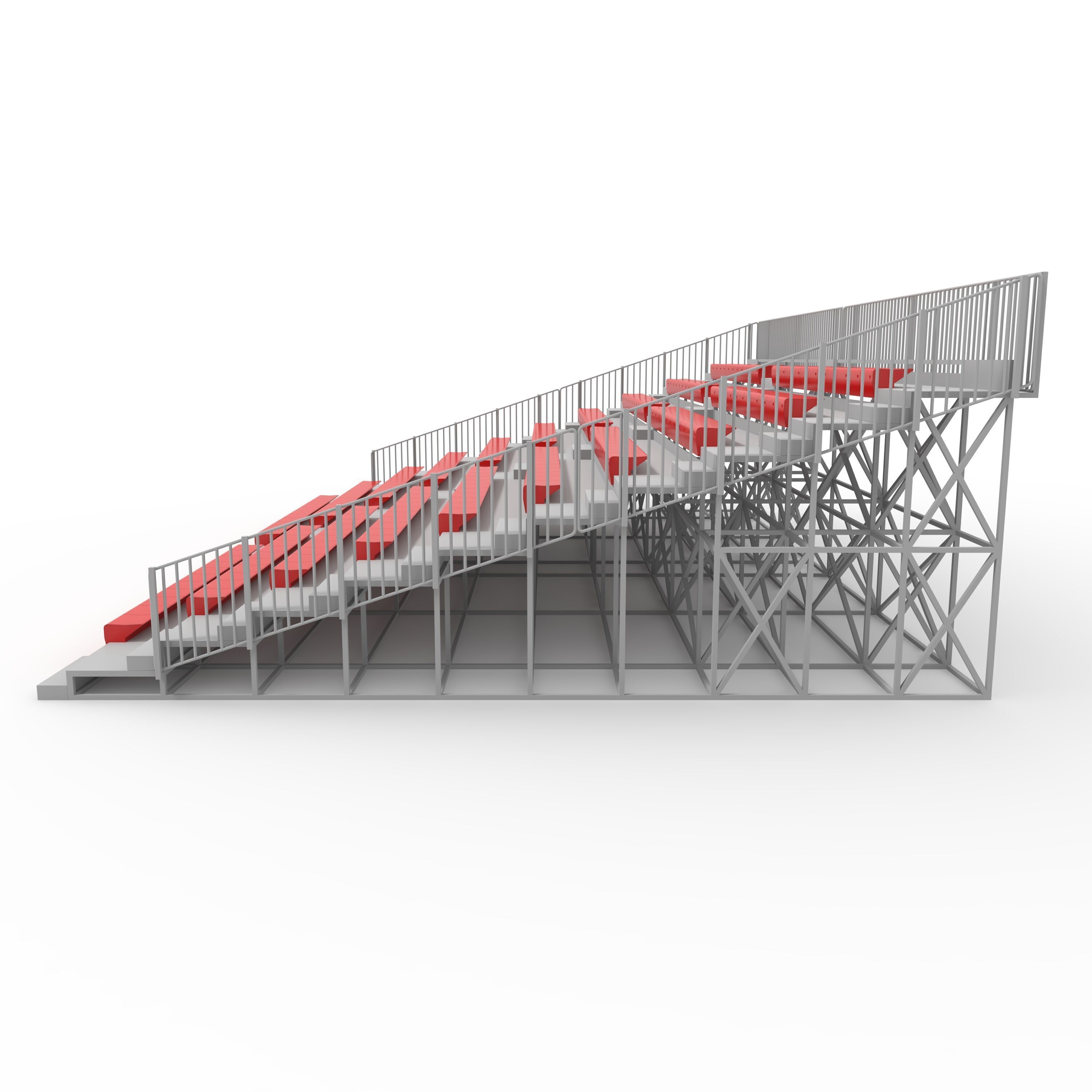 Bleachers 55 3D model_12