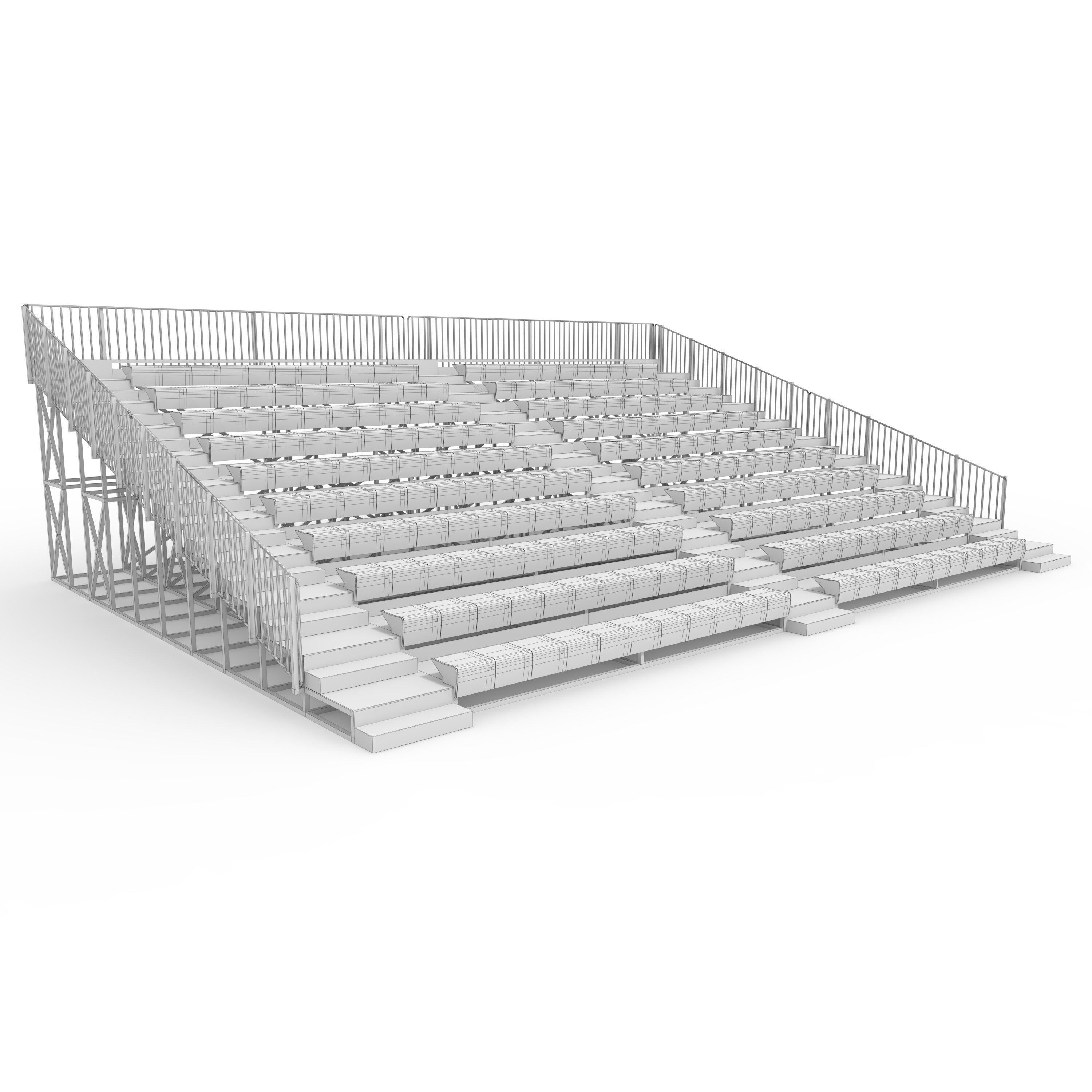 Bleachers 55 3D model_9