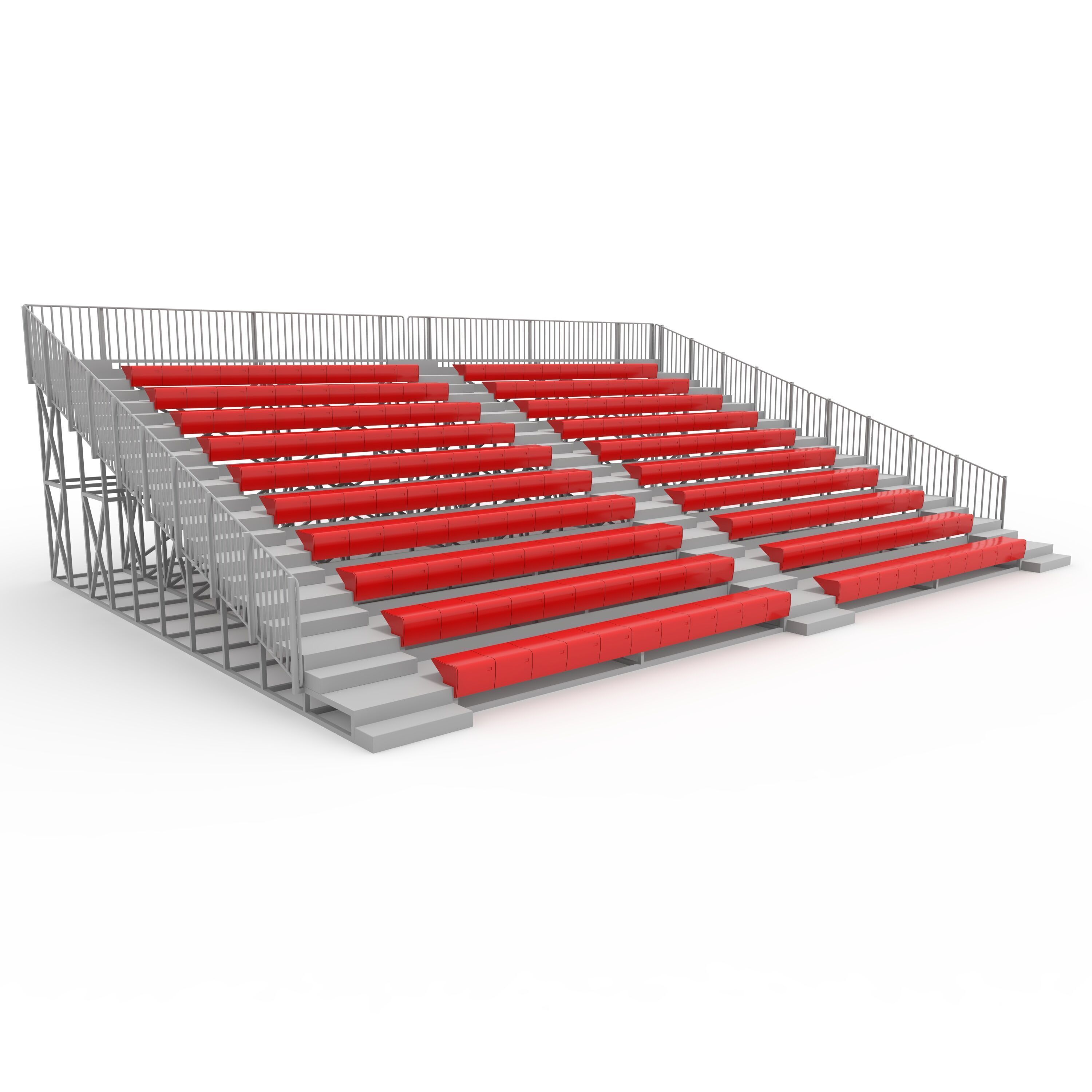 Bleachers 55 3D model_8