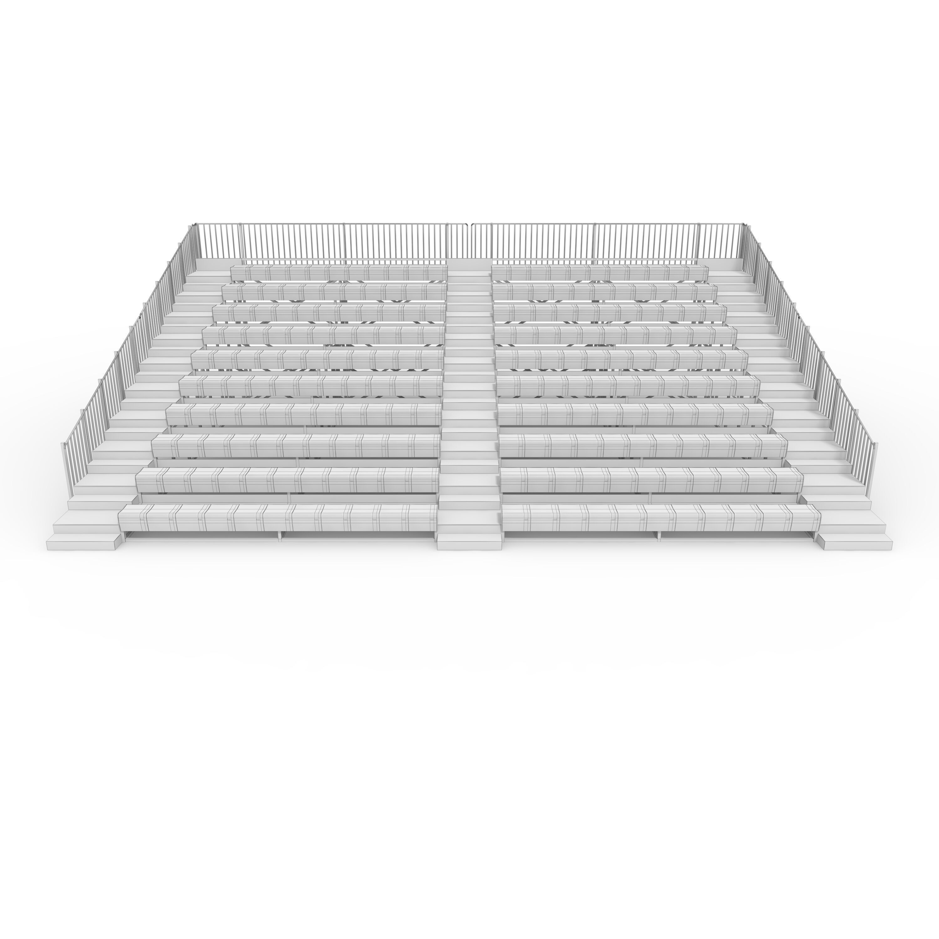 Bleachers 55 3D model_3