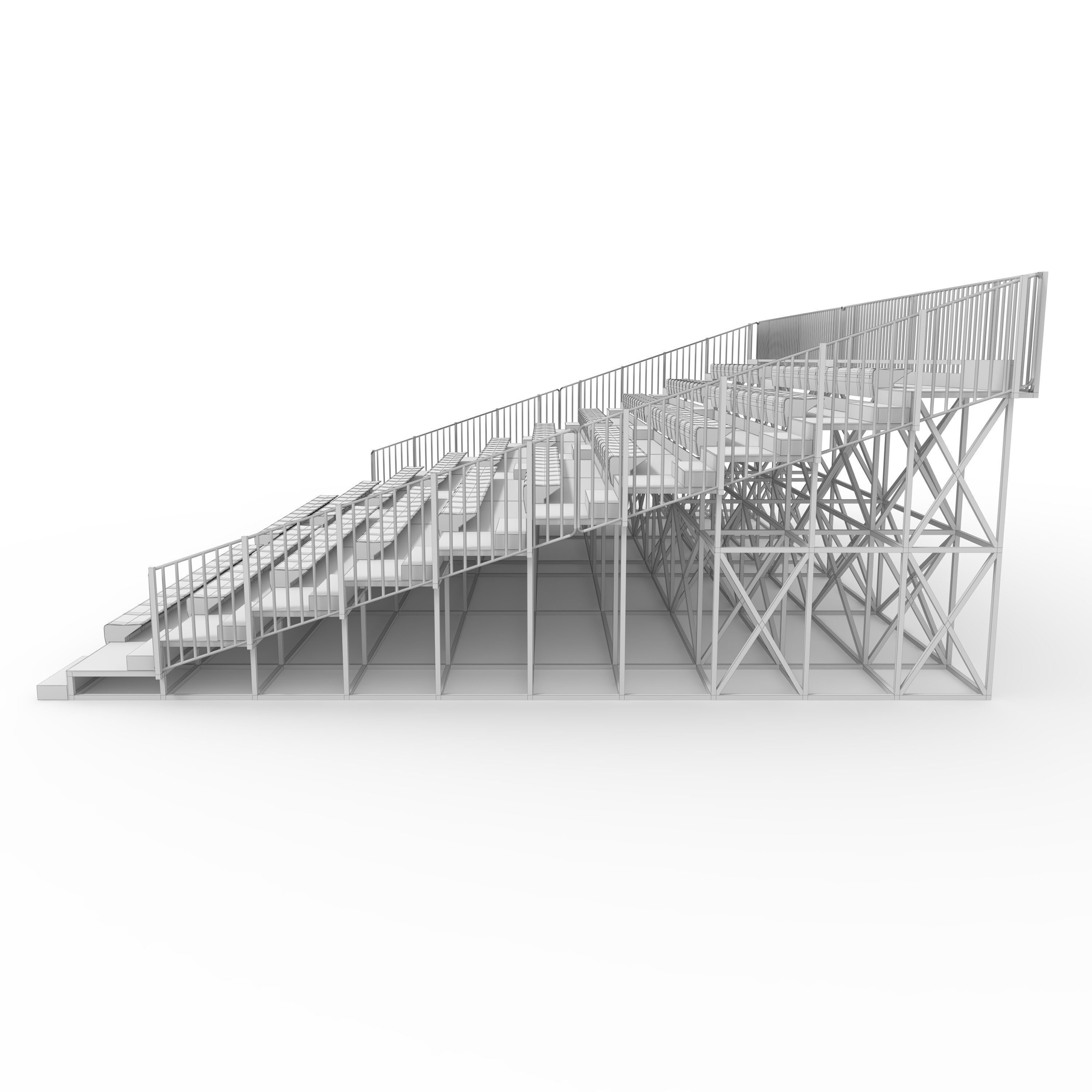 Bleachers 55 3D model_13