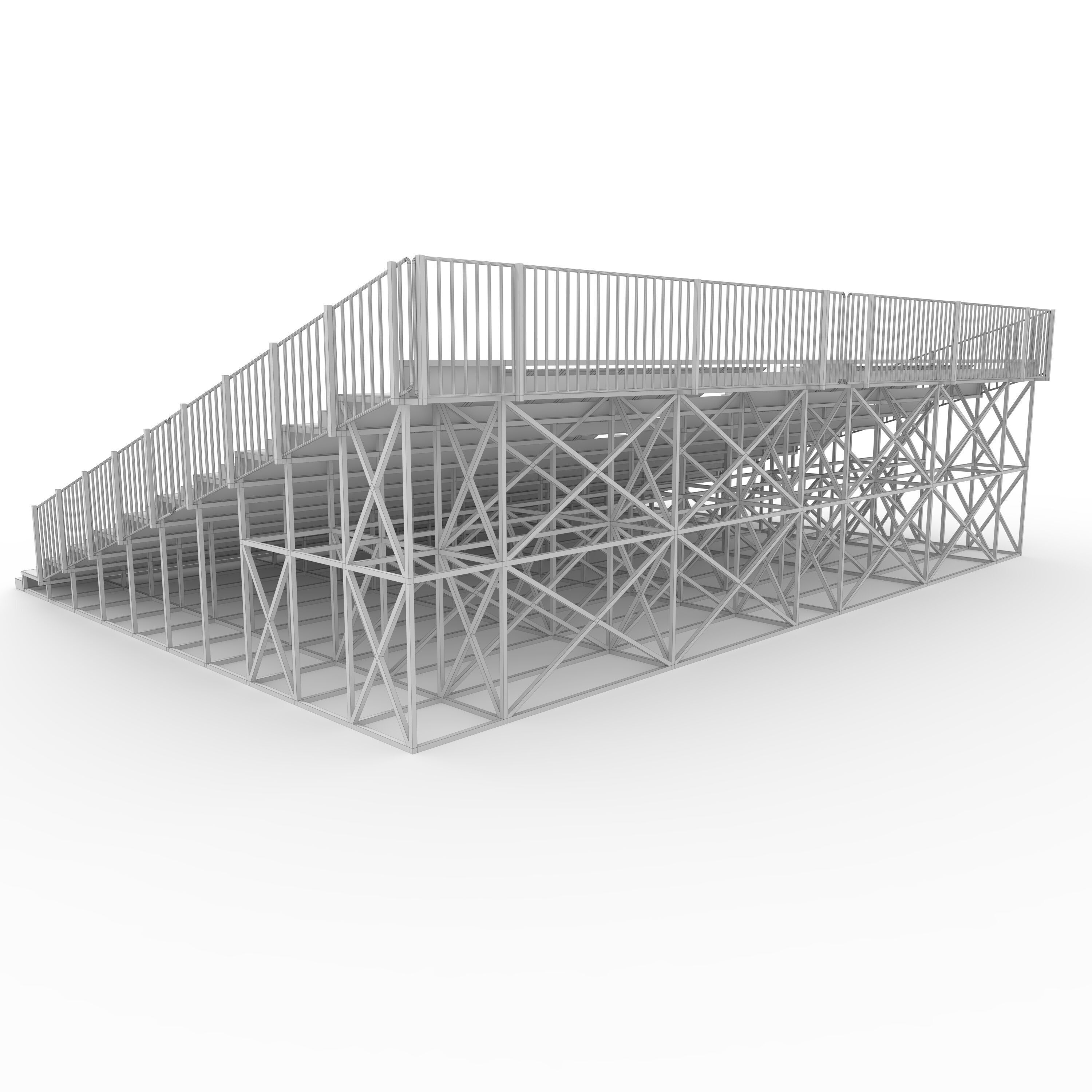 Bleachers 55 3D model_15