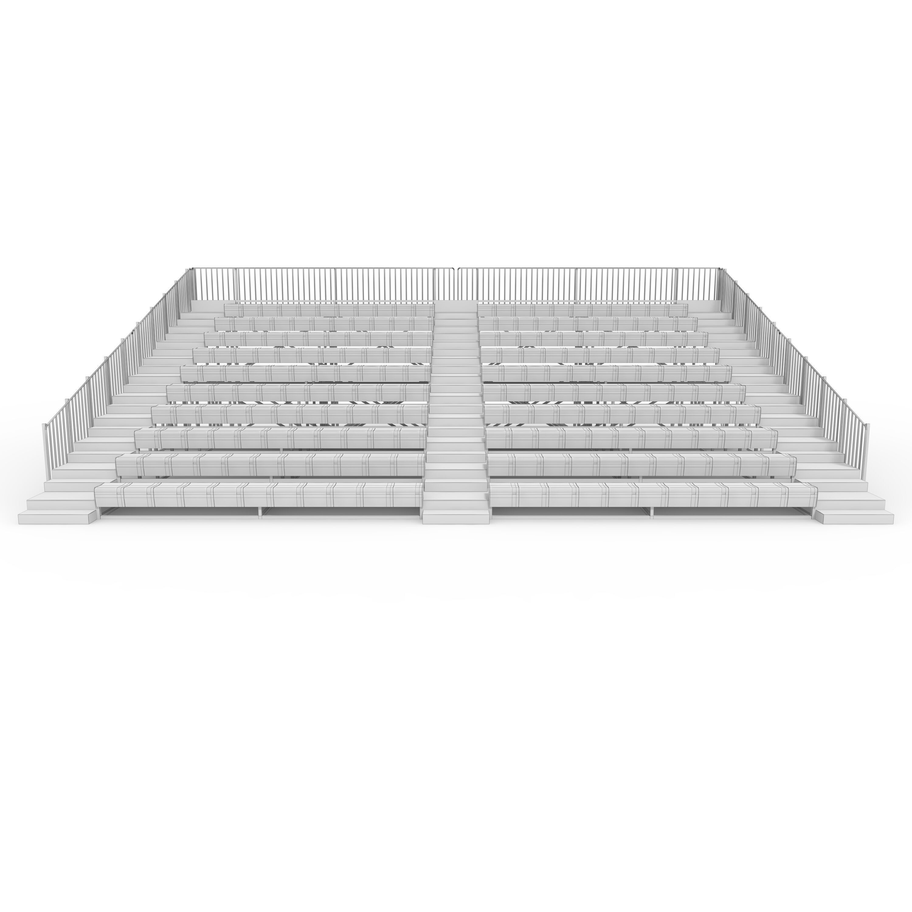 Bleachers 55 3D model_11