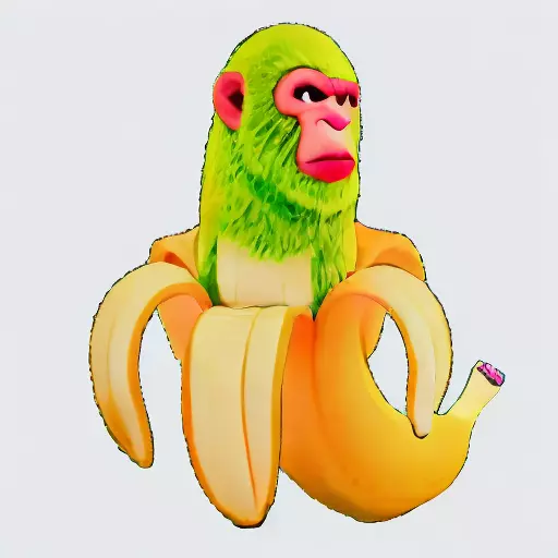 Italy Brainrot - Chimpanzini Bananini Free low-poly 3D model