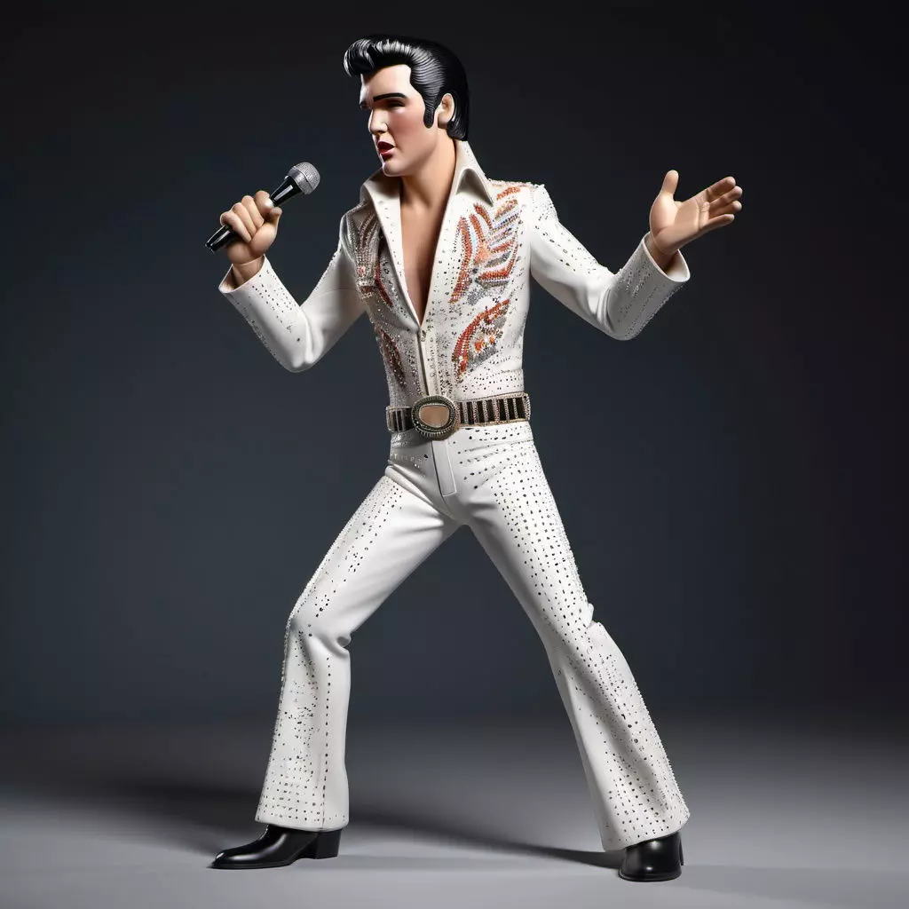 Elvis Presley 3D model_0