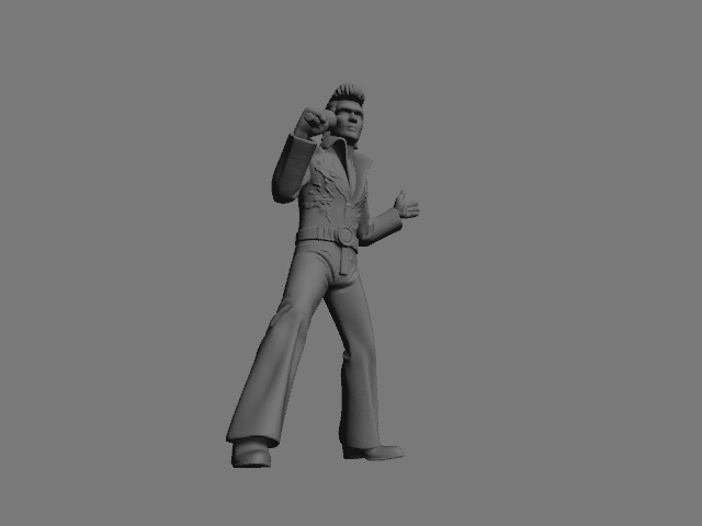 Elvis Presley 3D model_1