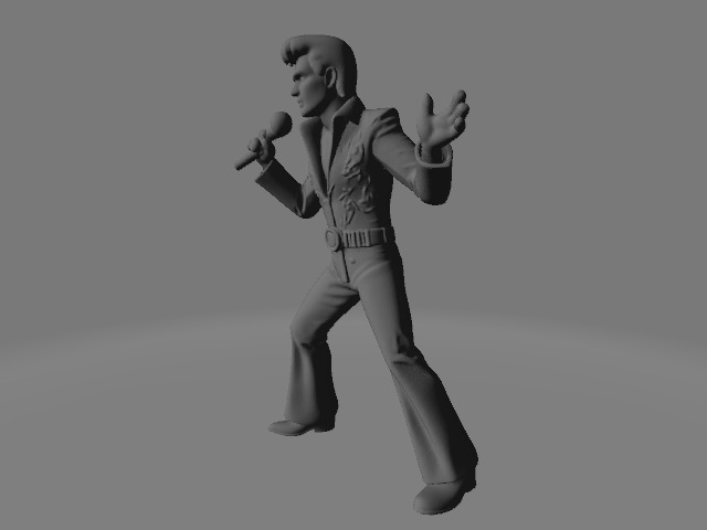Elvis Presley 3D model_4