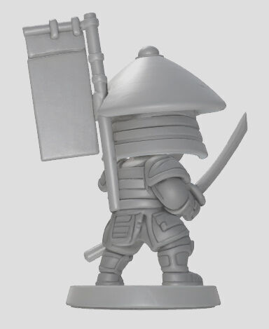 Oni warrior 3d print 3D print model_1