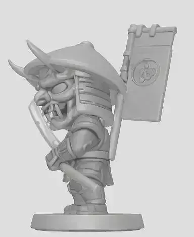 Oni warrior 3d print