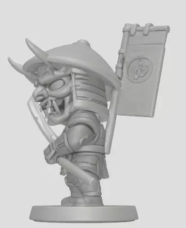 Oni warrior 3d print 3D print model_0