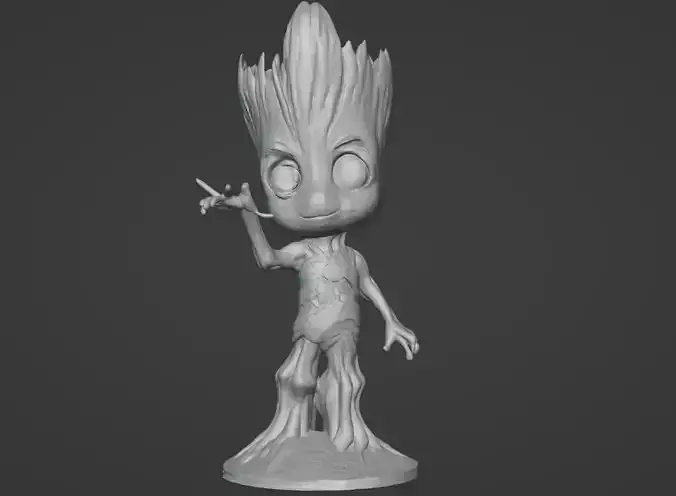 Groot 3D Printable Model 