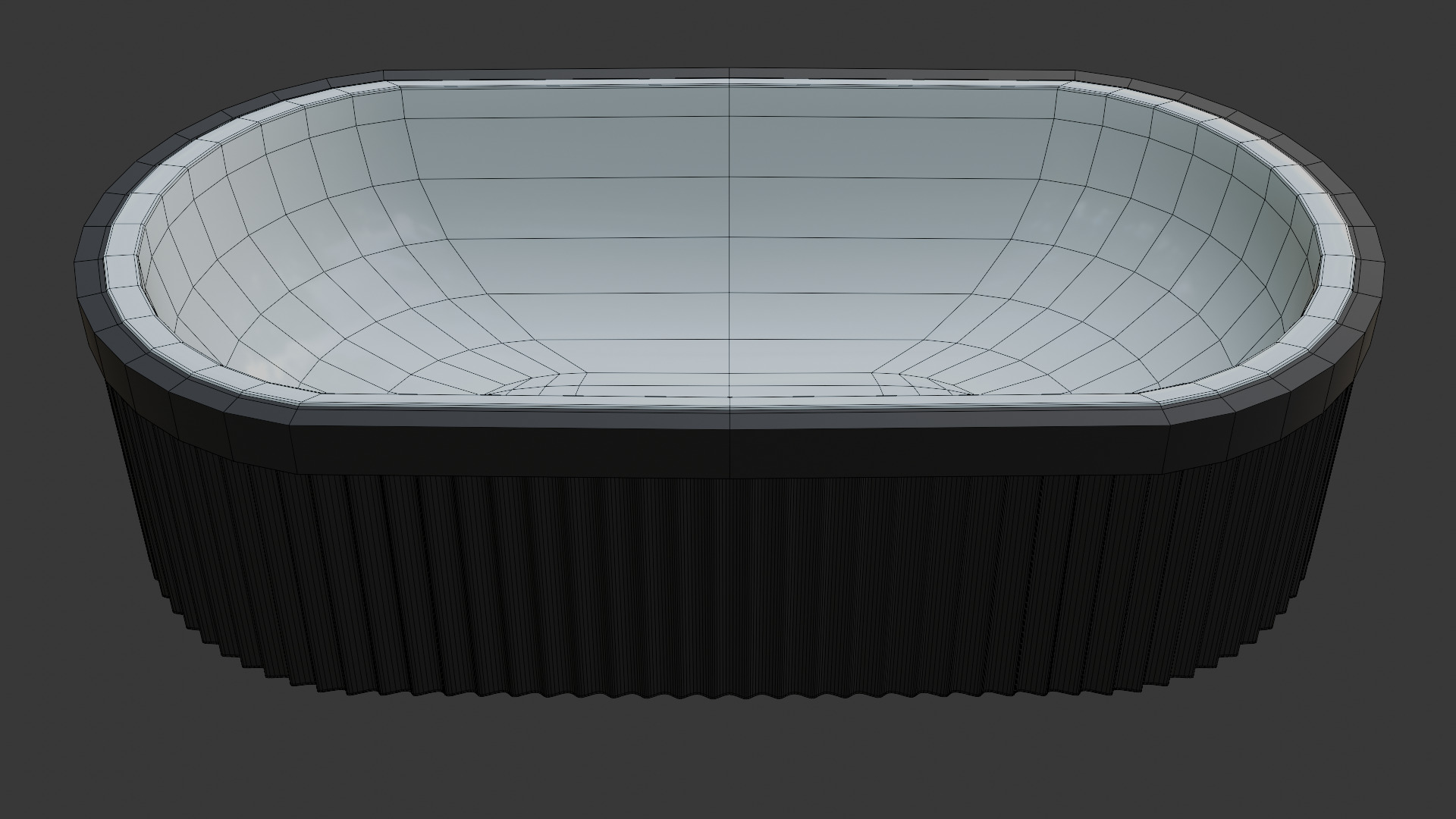 Modern Bathtub Set 4 Stylish 3D Models for Interior Design 3D model_27