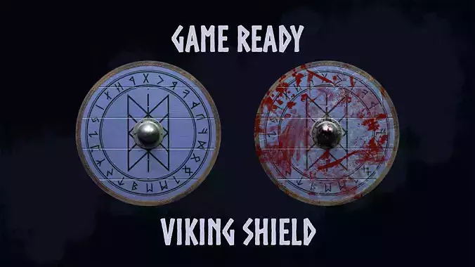 Viking Shield 6 - New and bloody 3D Model Collection
