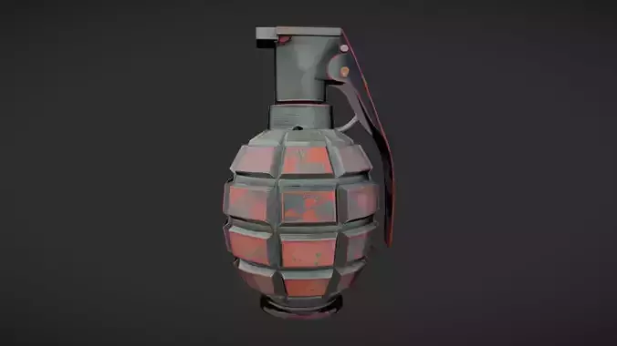 military hand grenade 3D model