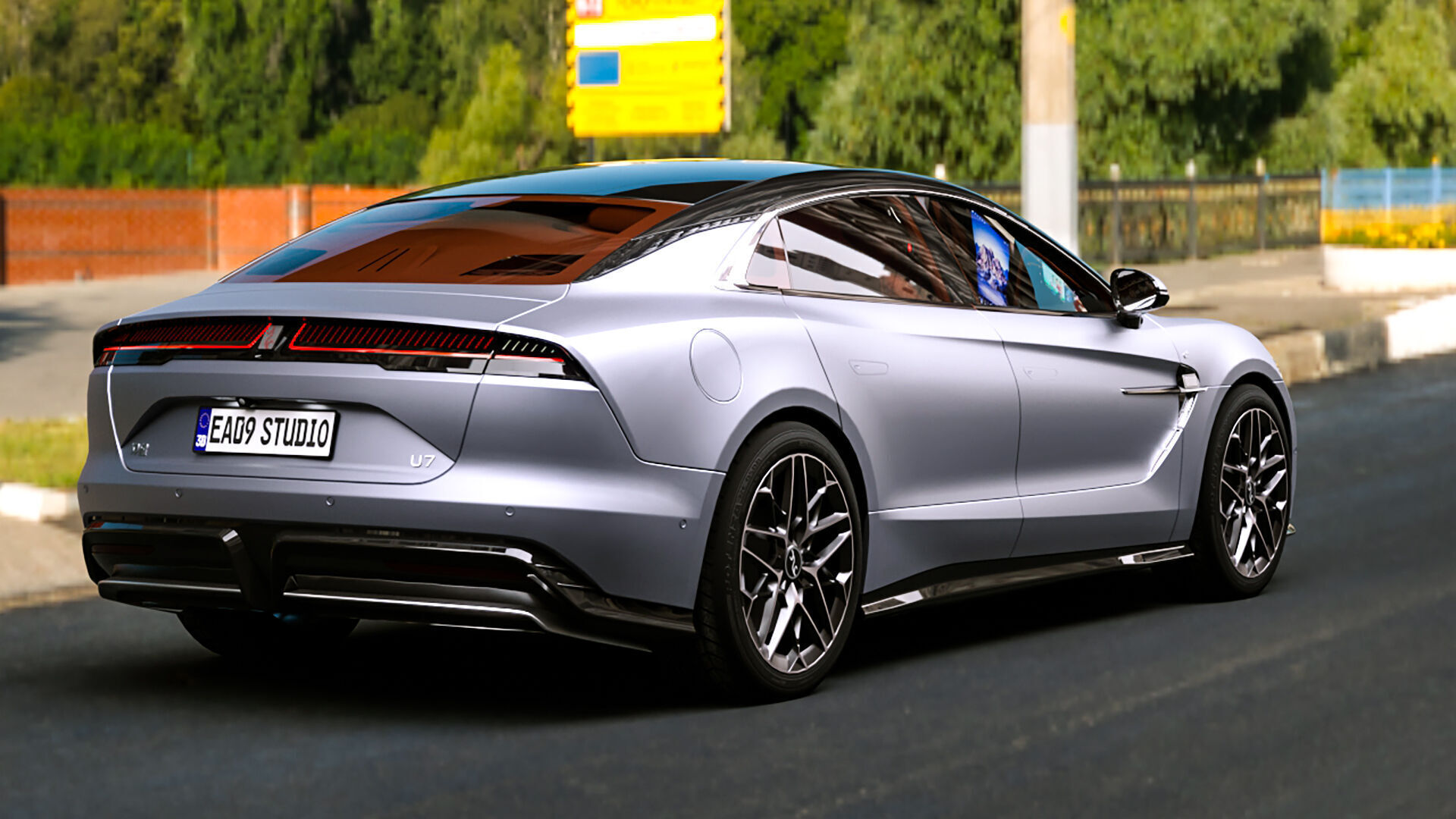 2025 BYD YangWang U7 3D model_1